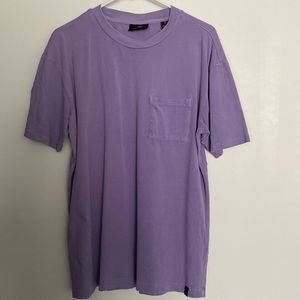 Men’s Scotch & Soda Pocket T-shirt. Size: M. Color: Purple